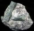 Beryl (Var: Emerald) Crystals in Quartz & Biotite - Bahia, Brazil #44117-1